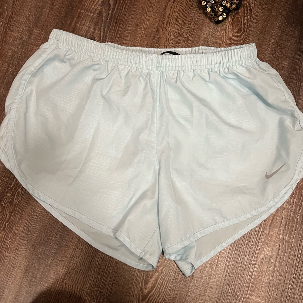 Light blue Nike shorts